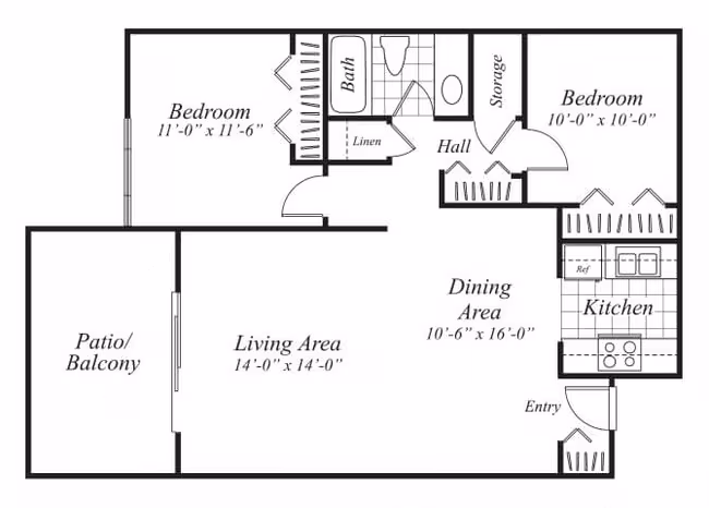 Unit AL781B MA836A floor plan